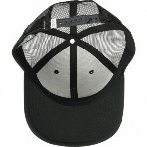 Baseball Caps Men's The Hauler Low Mesh Back Trucker Hat Adjustable Snapback Cap - Black - CZ18CA4O83U $35.13