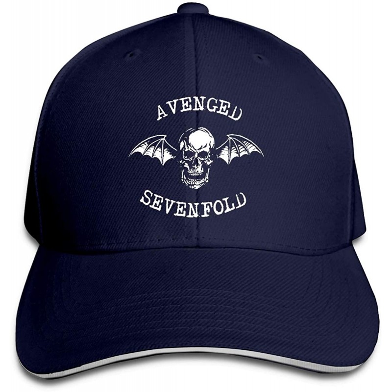 Baseball Caps Avenged Sevenfold Hip Hop Baseball Cap Golf Trucker Baseball Cap Adjustable Peaked Sandwich Hat Black - Navy - ...