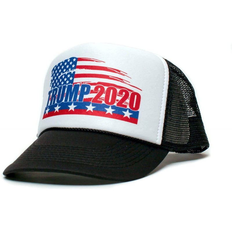 Baseball Caps Trump 2020 Election Hat Adult One-Size Republican Cap President MAGA Patriotic Multi - Black/White - CL18Q9KQTT...