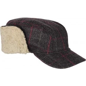 Newsboy Caps Bergland Cap - Men's Winter Guide Hat with Ear Flaps - Adirondack - CN12O5LY0LD $51.22