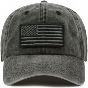 Baseball Caps Cotton & Pigment Low Profile Tactical Operator USA Flag Patch Military Army Cap - 1. Pigment - Black - C91983G4...