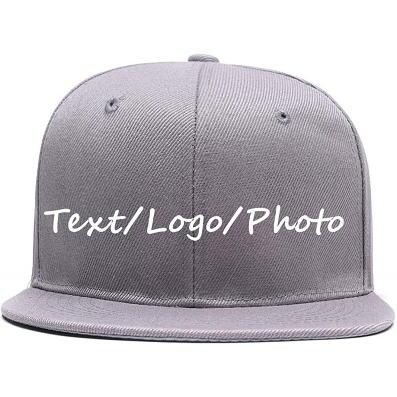Baseball Caps Snapback Personalized Outdoors Picture Baseball - Gray - CR18I8Z60X4 $8.96