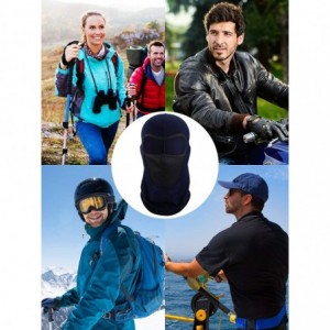 Balaclavas 4 Pieces Summer Balaclava Face Cover Windproof Fishing Cap Breathable Full Face Cover for Outdoor Activities - CJ1...