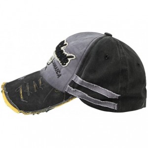 Baseball Caps Baseball Adjustable Snapback Embroidered Protection - Dark Grey - CR17Z54U2UE $12.47