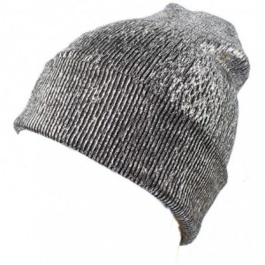 Skullies & Beanies Women Hat- Winter Women's Fashion Lace Sequins Snapback Ladies Turban Cap - A-silver - CA18LD88UYX $18.64