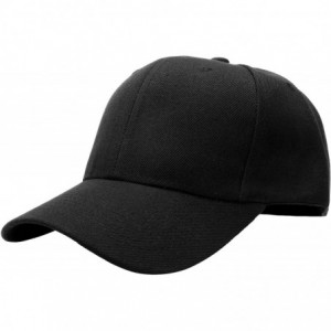 Baseball Caps 2pcs Baseball Cap for Men Women Adjustable Size Perfect for Outdoor Activities - Black/Gold - CP195D2TN05 $10.02