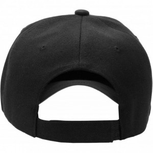 Baseball Caps 2pcs Baseball Cap for Men Women Adjustable Size Perfect for Outdoor Activities - Black/Gold - CP195D2TN05 $10.02