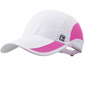 Baseball Caps Quick Dry Sports Hat Lightweight Breathable Soft Outdoor Running Cap - White - CS1832QKDUM $29.20