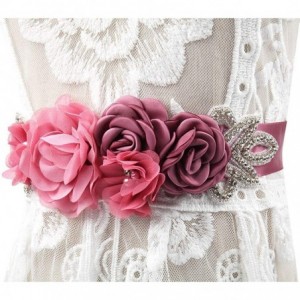 Headbands Maternity Flower Floral Pregnancy Photography - Deep Pink - CY18LQ8QIDK $10.35