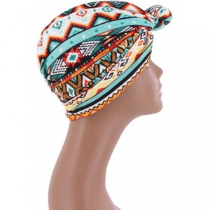 Skullies & Beanies Shiny Flower Turban Shimmer Chemo Cap Hairwrap Headwear Beanie Hair Scarf - Style2 - CX18WHG78ZE $9.95