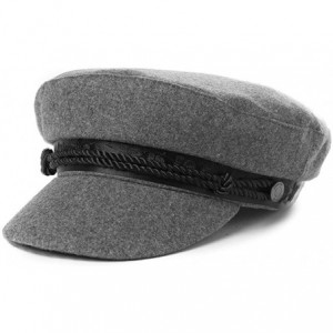 Newsboy Caps 2019 New Womens Visor Beret Newsboy Hat Cap for Ladies Merino Wool - 99086_gray1 - CI18ADHYZWE $33.06