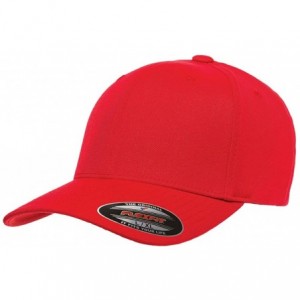 Baseball Caps Flexfit Premium Original Pro-Formance Solid Blank Baseball Fitted Cap-6580 - Red - CT188U85MIE $19.97