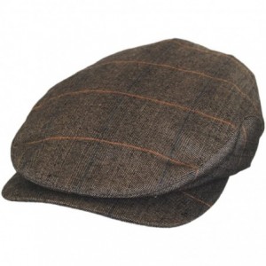 Newsboy Caps Hoxton Herringbone Plaid Wool Blend Ivy Cap - CC18GW24Z2Z $50.51