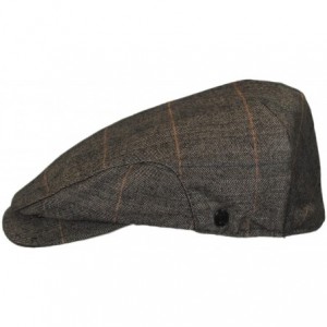 Newsboy Caps Hoxton Herringbone Plaid Wool Blend Ivy Cap - CC18GW24Z2Z $18.42