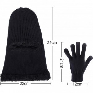 Skullies & Beanies Pieces Knitted Balaclava Outdoor - Color Set 1 - CN18M2TWY92 $9.52