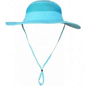 Sun Hats Camping Hat Outdoor Quick-Dry Hat Sun Hat Fishing Cap - Azure2 - CL196UGDRR2 $23.50
