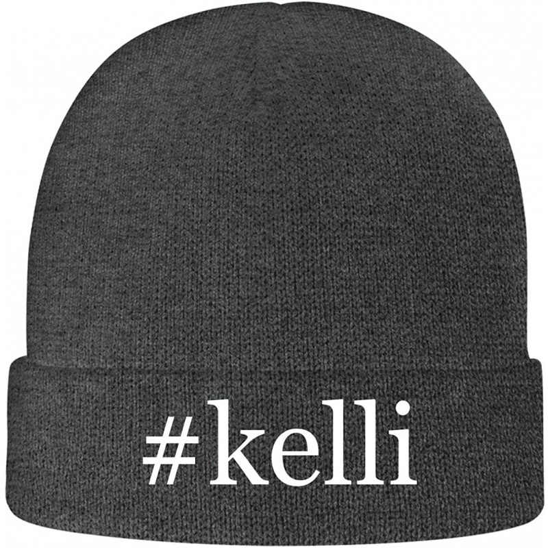 Skullies & Beanies Kelli - Hashtag Soft Adult Beanie Cap - Grey - CY18AXLH6WM $21.31