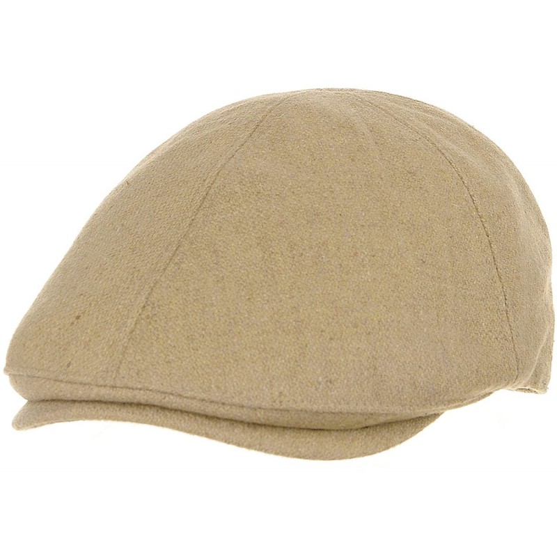 Newsboy Caps Wool Newsboy Hat Flat Cap SL3021 - Beige - CU12M0G1DOZ $28.24