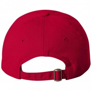 Baseball Caps Custom Dad Soft Hat Add Your Own Embroidered Logo Personalized Adjustable Cap - Red - C51953W9DC3 $24.52