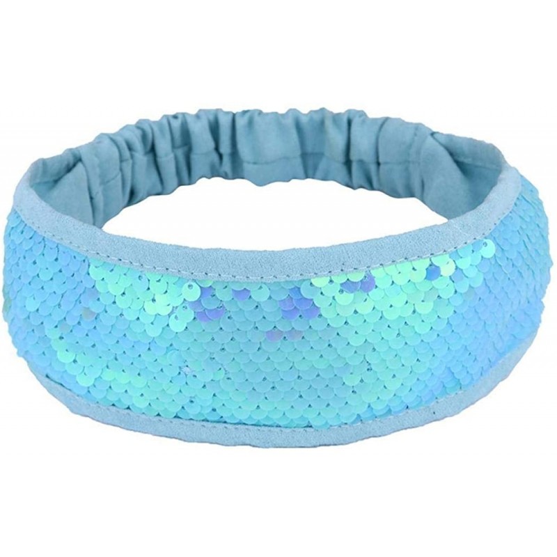 Headbands Women Headband Fashion Double-Sided Flip Color Change Sequins Hair Band Headwear - Type 10 Color - CL194IZM4AG $10.21