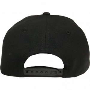 Baseball Caps Michoacan en frente Logo Federal All Silver hat Black Snapback - CI18G7O839W $25.38