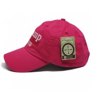 Baseball Caps Trump 2020 Keep America Great MAGA hat Cap Made in The USA! - Hot Pink - CZ18DMGDGM2 $15.14