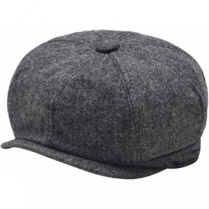 Newsboy Caps Mens Womens Soft Wool Newsboy Hat Flat Cap Ivy Stretch Driver Hunting Hat - 75-grey - CM18ATETQNC $9.80
