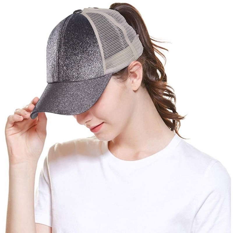 Baseball Caps Ponytail Baseball Cap for Women- Baseball Cap High Ponytail Hat for Women- Adjustable - CX18NLGR0HK $19.57