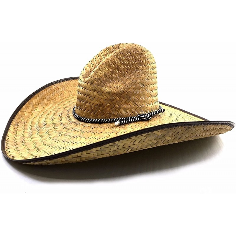 Cowboy Hats Milani Guacho Large Straw Cowboy Ranch Hat 20" - 21" - "Style 3 21""" - CB12ILELYE9 $86.68