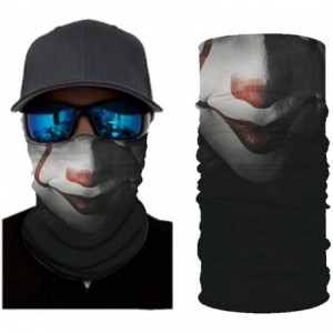 Balaclavas 4pcs 3D Print Multifunction Outdoor Headwear Face Dust Mask Cover Bandanas Magic Scarf - 4packn - C1197TARTRE $16.40