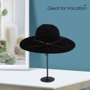 Sun Hats Womens Beach Sun Straw Hat- Floppy Beach hat & Wide Brim Braided Sun Hat - UPF 50+ Maximum Sun Protection - CL194K79...