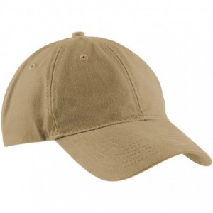 Baseball Caps New Port & Company - Brushed Twill- Low Profile Cap Khaki-OSFA - CH1123GROXR $17.21