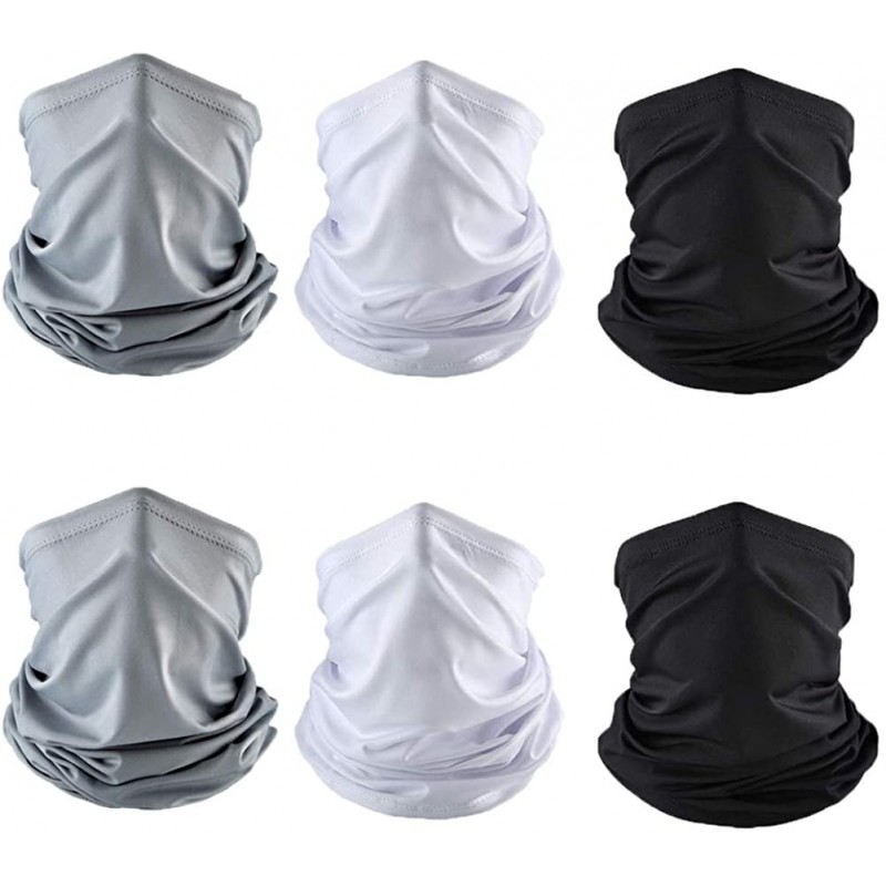 Balaclavas Seamless Face Mask Neck Gaiter Scarf Sun UV Protection Dust Wind Bandana Balaclava Headwear for Men Women - C2197T...