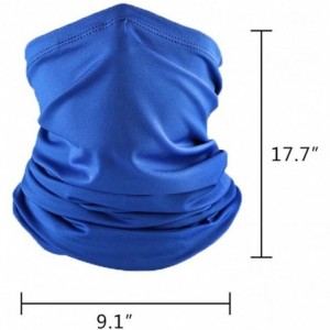 Balaclavas Seamless Face Mask Neck Gaiter Scarf Sun UV Protection Dust Wind Bandana Balaclava Headwear for Men Women - C2197T...