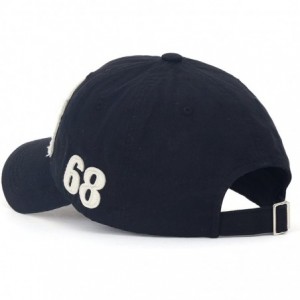 Baseball Caps Washed Cotton Patch Baseball Cap Standard Embroidery Casual Trucker Hat - Black - CL18C3TW32D $31.61