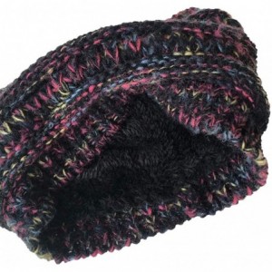 Cold Weather Headbands Womens Knit Confetti Cable Headband Crochet Twist Head Wrap Ear Warmer - Black - CL18YCNKN5G $20.15