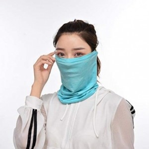 Balaclavas Cooling Face Scarf Mask-Breathable Bandana-Neck Gaiter-Sun UV Protection - Summer Blue - CW18SKYI44Y $11.93