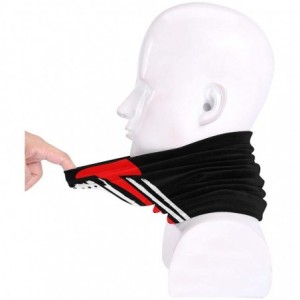 Balaclavas American Flag Face Mask Bandanas Neck Gaiter Warmer Windproof Mask Dust Protect Face Mask Bandana - Black-17 - CP1...