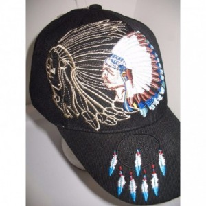 Baseball Caps Native American Indian Shadow Dream Catcher Black Baseball Ball Cap Hat - CX12MYNQMF2 $13.84
